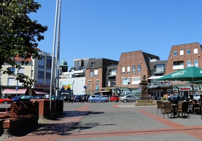 Blick auf den Neumarkt in Ibbenbüren