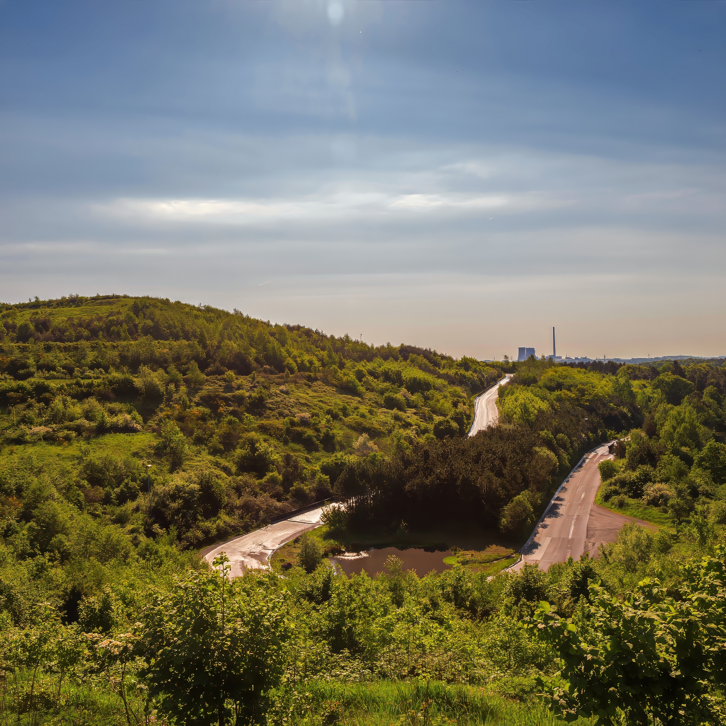 Blick von der Rudolfshalde in Richtung Ibbenbüren