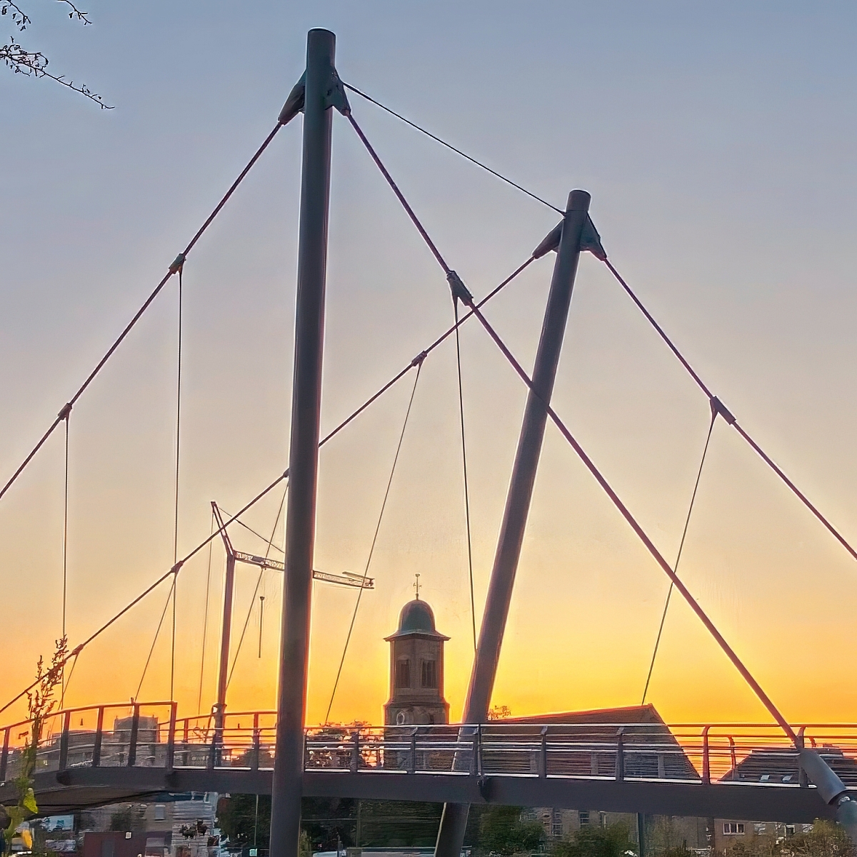 Fußgängerbrücke an den Nordstadt-Arkaden