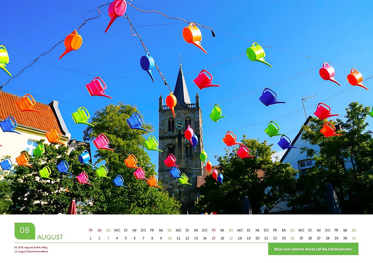 Blick vom Unteren Markt auf die Christuskirche