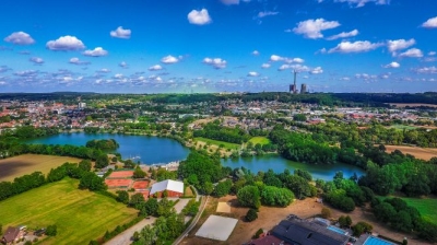 Panorama Blick über Ibbenbüren