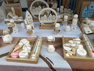 Kreativmarkt in der Ibbenbürener Innenstadt am 09. Mai 2026