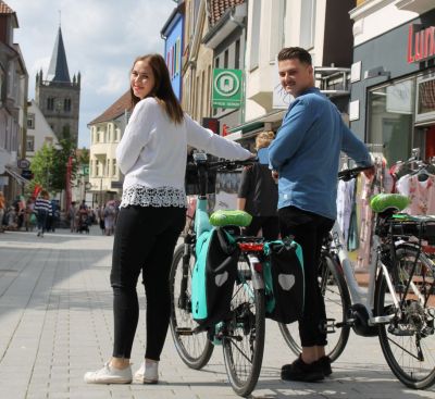 Ibbenbüren Innenstadt, Blick in die Große Straße